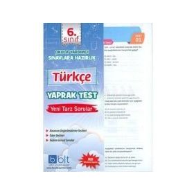6. Sınıf Türkçe Yaprak Test Bulut Yayınları
