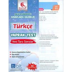 6. Sınıf Türkçe Yaprak Test Bulut Yayınları