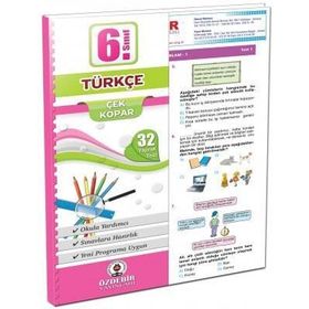 6. Sınıf Türkçe Yaprak Test - Özdebir Yayınları