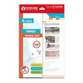 6. Sınıf Türkçe Yaprak Test - Özdebir Yayınları