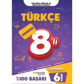 6. Sınıf Türkçe Yeni Nesil Branş Denemeleri-Onburda Yayınları