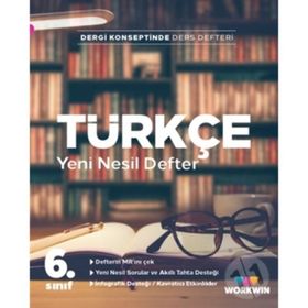 6. Sınıf Türkçe Yeni Nesil Defter-Workwin Plus Yayınları