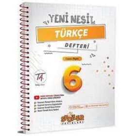 6. Sınıf Türkçe Yeni Nesil Defteri-Spoiler Yayınları