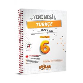 6. Sınıf Türkçe Yeni Nesil Defteri-Spoiler Yayınları