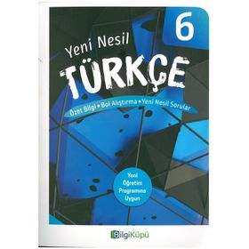 6. Sınıf Türkçe Yeni Nesil Soru Bankası Bilgi Küpü Yayınları