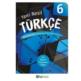 6. Sınıf Türkçe Yeni Nesil Soru Bankası Bilgi Küpü Yayınları
