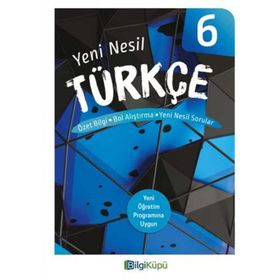 6. Sınıf Türkçe Yeni Nesil Soru Bankası Bilgi Küpü Yayınları