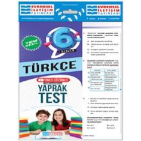 6. Sınıf Türkçe Yeni Nesil Video Çözümlü Yaprak Test - Evrensel İletişim Yayınları
