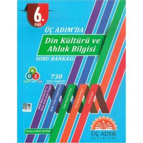 6. Sınıf Üç Adımda Din Kültürü ve Ahlak Bilgisi Soru Bankası-Üç Adım Yayınları
