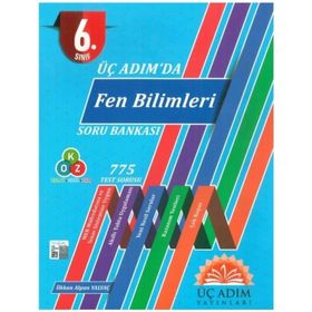 6.sınıf Üç Adım'da Fen Bilimleri Soru Bankası-Üç Adım Yayınları