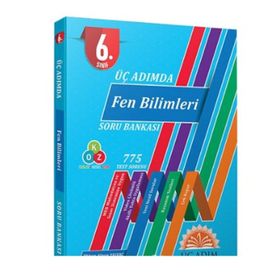 6.sınıf Üç Adım'da Fen Bilimleri Soru Bankası-Üç Adım Yayınları