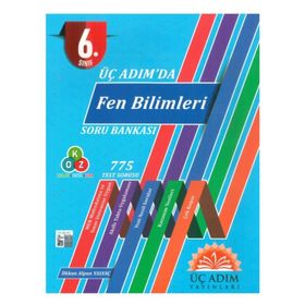 6.sınıf Üç Adım'da Fen Bilimleri Soru Bankası-Üç Adım Yayınları