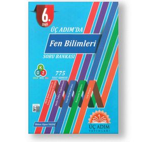 6.sınıf Üç Adım'da Fen Bilimleri Soru Bankası-Üç Adım Yayınları