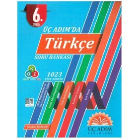 6.sınıf Üç Adım'da Türkçe Soru Bankası-Üç Adım Yayınları