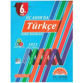 6.sınıf Üç Adım'da Türkçe Soru Bankası-Üç Adım Yayınları