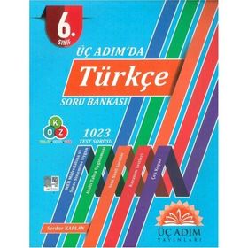 6.sınıf Üç Adım'da Türkçe Soru Bankası-Üç Adım Yayınları