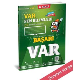 6. Sınıf VAR Fen Bilimleri Yeni Nesil Soru Bankası-Arı Yayınları