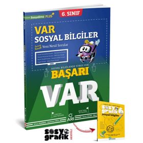 6. Sınıf Var Sosyal Bilgiler Soru Bankası-Arı Yayınları