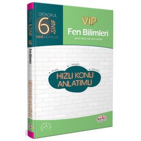6. Sınıf VIP Fen Bilimleri Konu Anlatımlı - Editör Yayınları