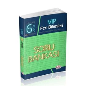 6. Sınıf VIP Fen Bilimleri Soru Bankası Editör Yayınları