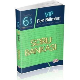 6. Sınıf VIP Fen Bilimleri Soru Bankası Editör Yayınları