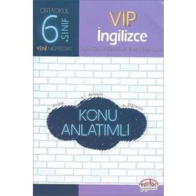 6. Sınıf VIP İngilizce Konu Anlatımlı - Editör Yayınları