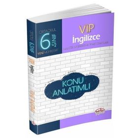 6. Sınıf VIP İngilizce Konu Anlatımlı - Editör Yayınları