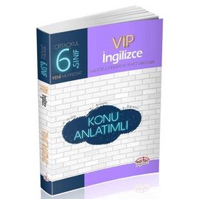 6. Sınıf VIP İngilizce Konu Anlatımlı - Editör Yayınları
