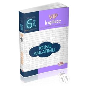 6. Sınıf VIP İngilizce Konu Anlatımlı - Editör Yayınları