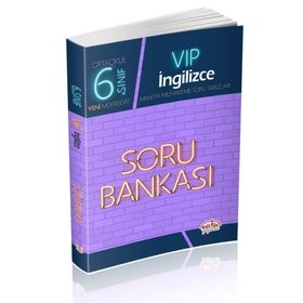 6. Sınıf VIP İngilizce Soru Bankası Editör Yayınları