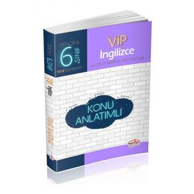 6. Sınıf VIP İngilizce Soru Bankası Editör Yayınları