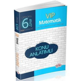 6. Sınıf VIP Matematik Konu Anlatımlı - Editör Yayınları
