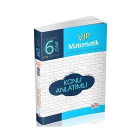 6. Sınıf VIP Matematik Konu Anlatımlı - Editör Yayınları