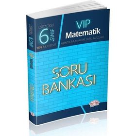 6. Sınıf VIP Matematik Soru Bankası Editör Yayınları