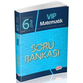 6. Sınıf VIP Matematik Soru Bankası Editör Yayınları