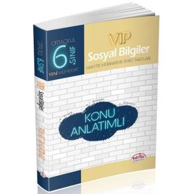 6. Sınıf Vip Sosyal Bilgiler Konu Anlatımlı Editör Yayınları