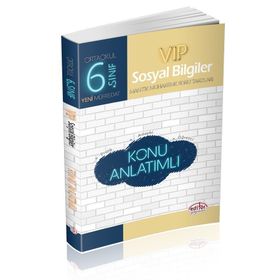 6. Sınıf Vip Sosyal Bilgiler Konu Anlatımlı Kollektif Editör Yayınları