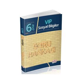 6. Sınıf VIP Sosyal Bilgiler Soru Bankası Editör Yayınları
