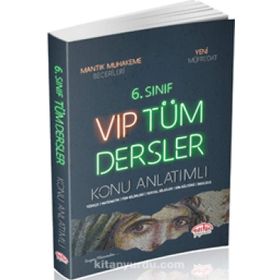 6. Sınıf VIP Tüm Dersler Konu Anlatımlı - Editör Yayınları Komisyon