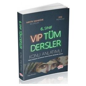 6. Sınıf VIP Tüm Dersler Konu Anlatımlı - Editör Yayınları Komisyon