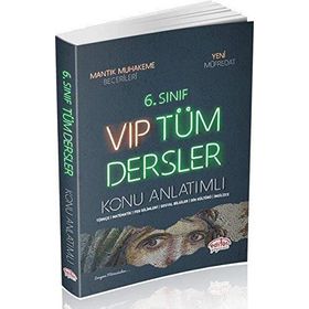 6. Sınıf VIP Tüm Dersler Konu Anlatımlı - Editör Yayınları Komisyon
