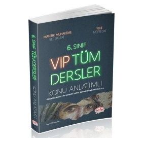 6. Sınıf VIP Tüm Dersler Konu Anlatımlı - Editör Yayınları Komisyon