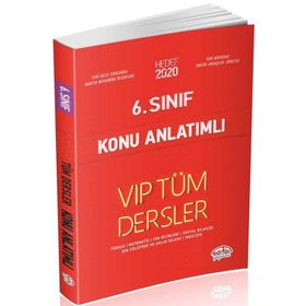 6. Sınıf VIP Tüm Dersler Konu Anlatımlı - Editör Yayınları Komisyon