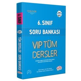 6. Sınıf VIP Tüm Dersler Mavi Kitap Soru Bankası - Editör Yayınları