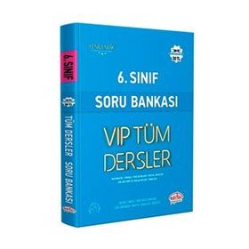 6. Sınıf VIP Tüm Dersler Mavi Kitap Soru Bankası - Editör Yayınları