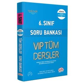 6. Sınıf VIP Tüm Dersler Mavi Kitap Soru Bankası - Editör Yayınları