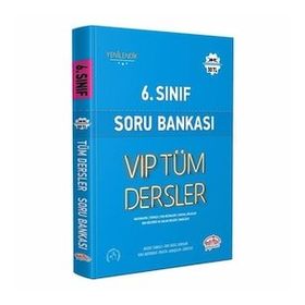 6. Sınıf VIP Tüm Dersler Mavi Kitap Soru Bankası - Editör Yayınları