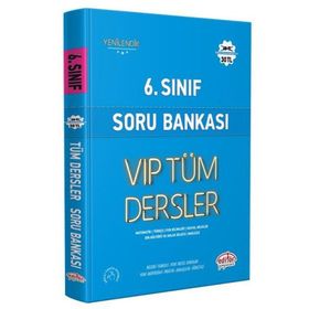 6. Sınıf VIP Tüm Dersler Mavi Kitap Soru Bankası - Editör Yayınları