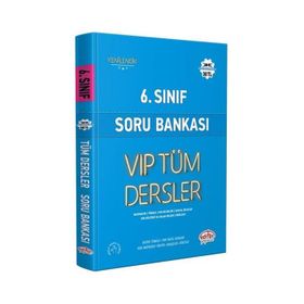 6. Sınıf VIP Tüm Dersler Mavi Kitap Soru Bankası - Editör Yayınları