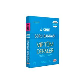 6. Sınıf VIP Tüm Dersler Mavi Kitap Soru Bankası - Editör Yayınları